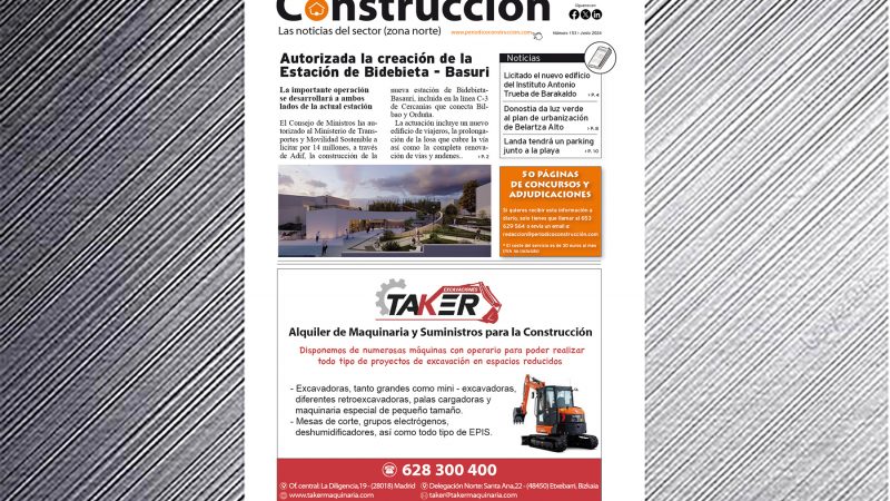 Ya ha salido el número de junio del Periódico Construcción!!!