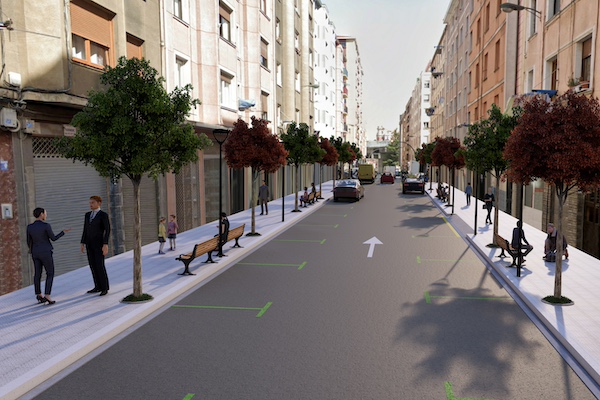 Bilbao arranca las obras de mejora de la calle Camilo Villabaso
