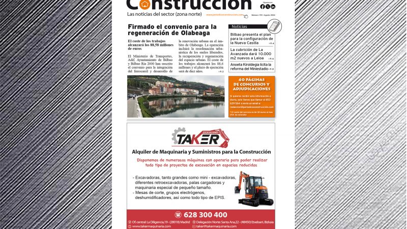 Ya ha salido el número de agosto del Periódico Construcción!!!